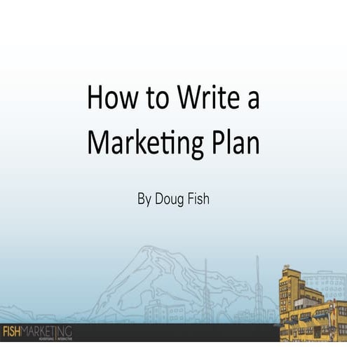 How To Write A Marketing Plan