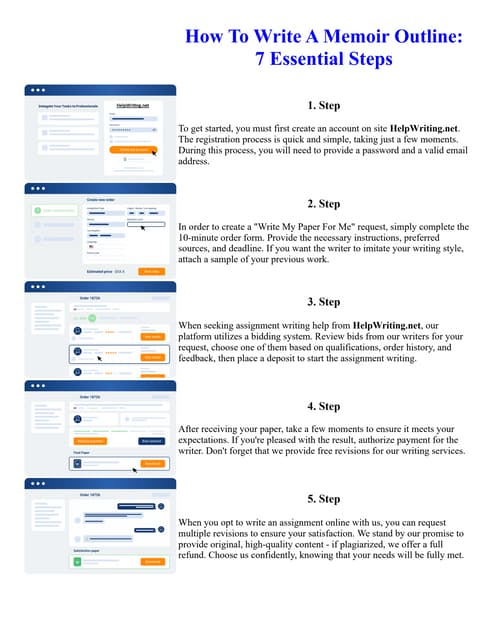 How To Write A Memoir Outline 7 Essential Steps PDF How To Write A Memoir Outline 7 Essential Steps PDF