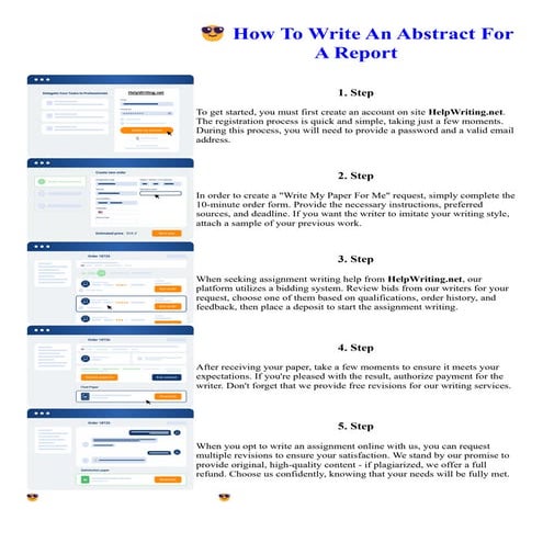 How To Write An Abstract For A Report