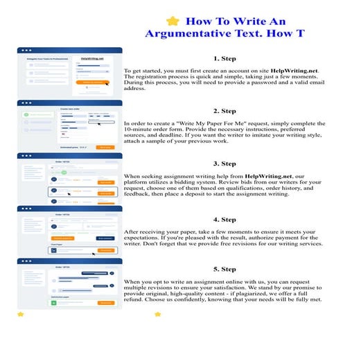 How To Write An Argumentative Text. How T | PDF