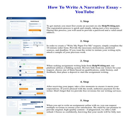 How To Write A Narrative Essay - YouTube