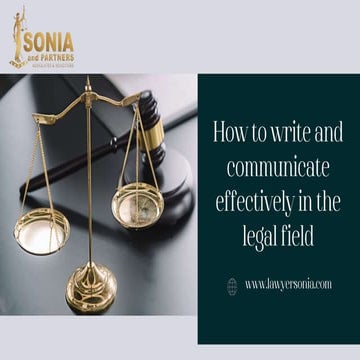 How to write and communicate effectively in the legal field .pptx