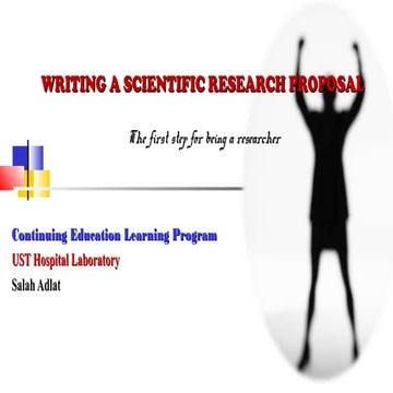 How to write an effective research proposal. 