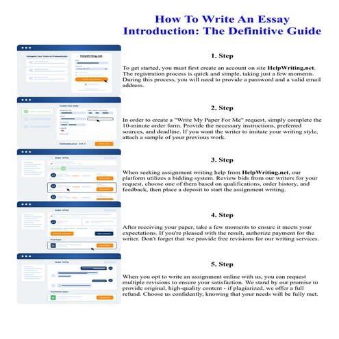 How To Write An Essay Introduction The Definitive Guide