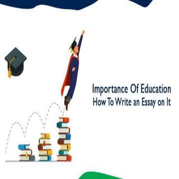 How to write an essay on the importance of education