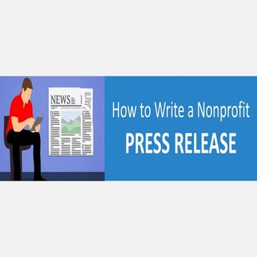 How to Write a Nonprofit Press Release