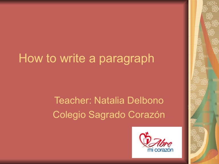 Custom paragraph writing
