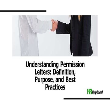 How to Write a Permission Letter, Permission Letter Format | PPTX