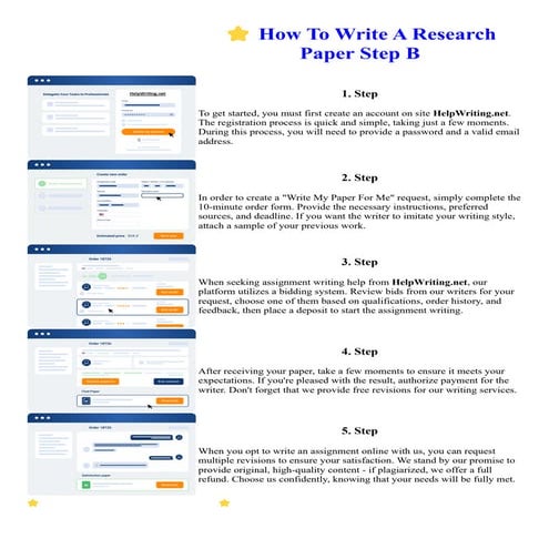 How To Write A Research Paper Step B. Online assignment writing service.