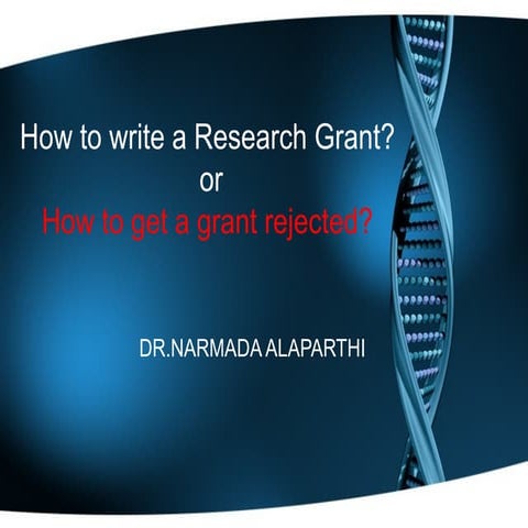 How to write a research proposal | PPT