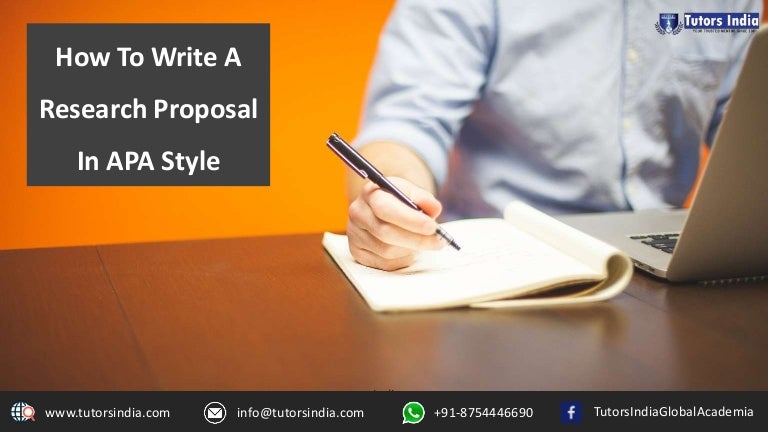How To Write A Research Proposal In Apa Style Dissertation Research