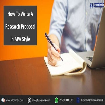 How to Write a Research Proposal in APA Style – Dissertation Research Proposa...