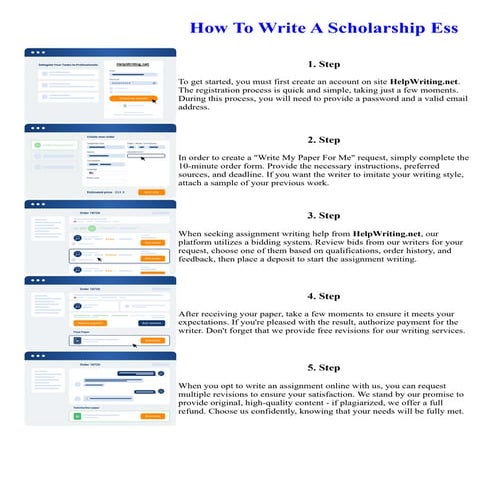 How To Write A Scholarship Ess