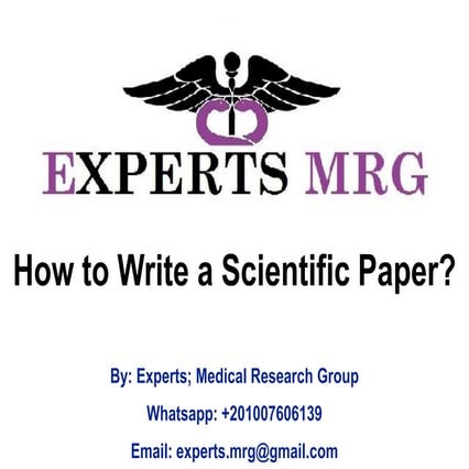 How to write a scientific paper؟