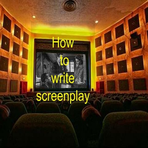 Anatomy of a screenplay