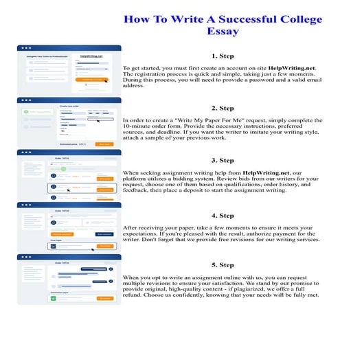 How To Write A Successful College Essay