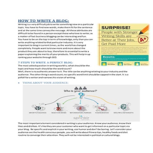How to write blog assignment 10 3-17 revised | DOCX
