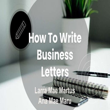 How To Write Business Letters - Report.pptx
