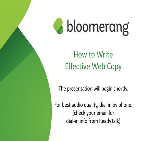 How to Write Effective Web Copy