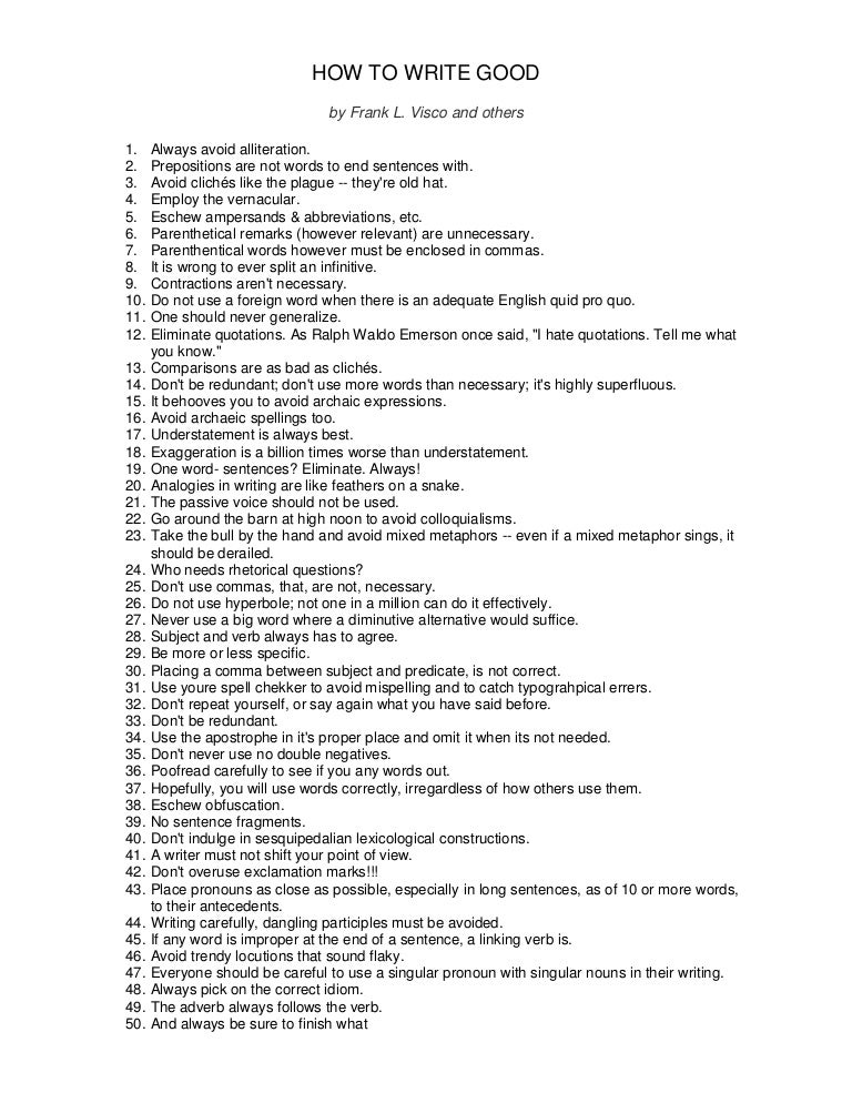 How to write goodbye frank l visco 02 picture