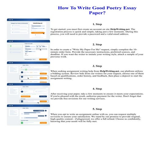 How To Write Good Poetry Essay Paper