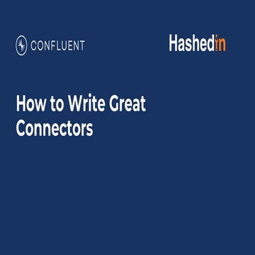 How to Write Great Kafka Connectors