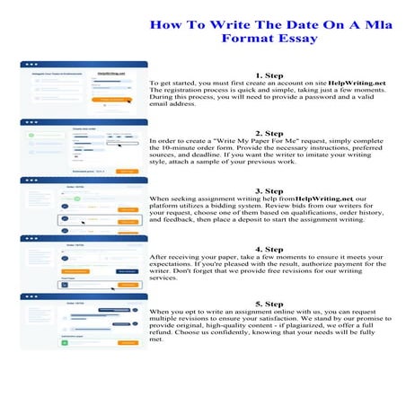 How To Write The Date On A Mla Format Essay | PDF
