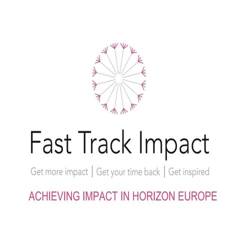 How to write the impact sections of a Horizon Europe proposal