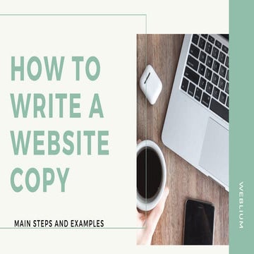 How to write a website copy: simple tips to web copy which sells | PPT