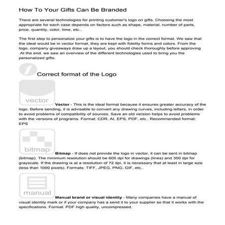 How To Your Gifts Can Be Branded