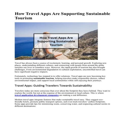 How Travel Apps Are Supporting Sustainable Tourism.pdf