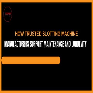 Working Principle of a slotting machine and how it operates | PPTX