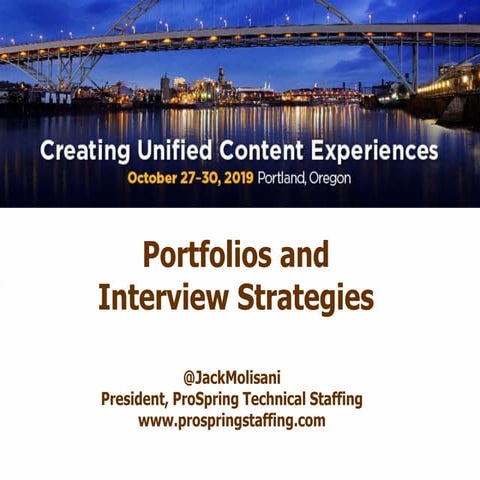 How to ace an interview using a portfolio  