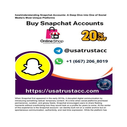 how Understanding Snapchat Accounts in 2026.pdf