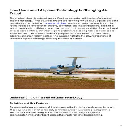 How Unmanned Airplane Technology Is Changing Air Travel.pdf