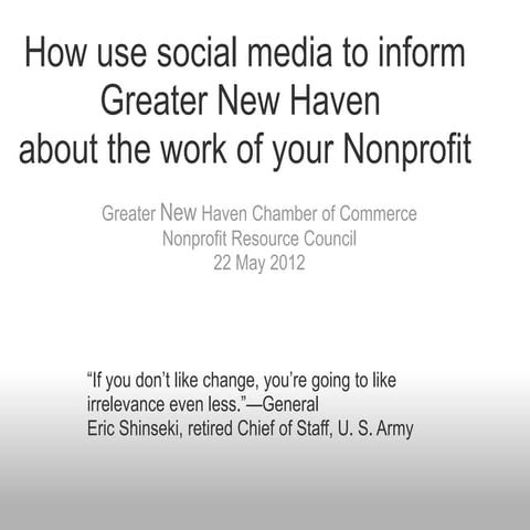 How use social_media_to_inform_greater_new_haven 2012