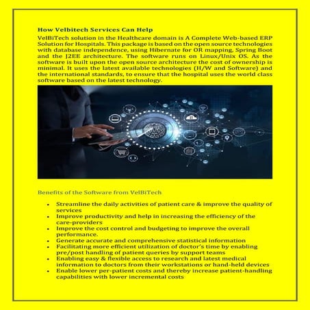 How velbitech services can help