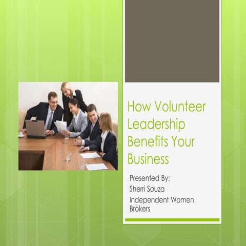 How volunteer leadership benefits your business