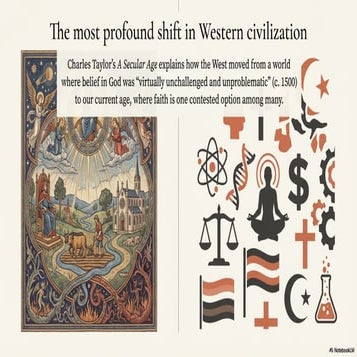 SECULARISM,HOW WE BECOME SECULAR BY TAYLOR | PDF