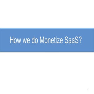 How we do monotize SaaS as a VAS in...