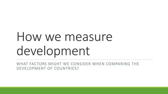 Development theories | PPT