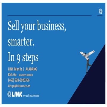 How Business Brokers in the Philippines Sell Your Business In 9 Steps