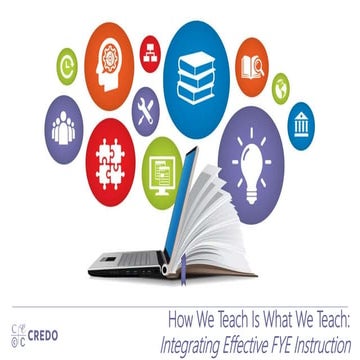 How we teach is what we teach, integrating effective fye instruction 072418 f...