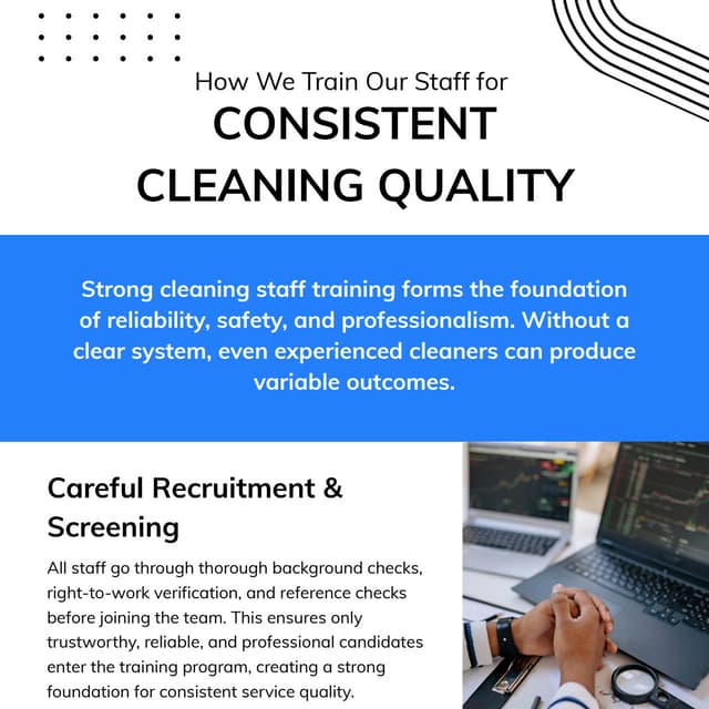 How We Train Our Staff for Consistent Cleaning Quality | PDF