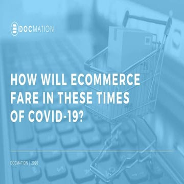 How will ecommerce fare in these times of covid 19 | PPTX | Business ...