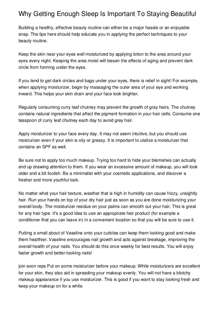 moisturizer before sleep