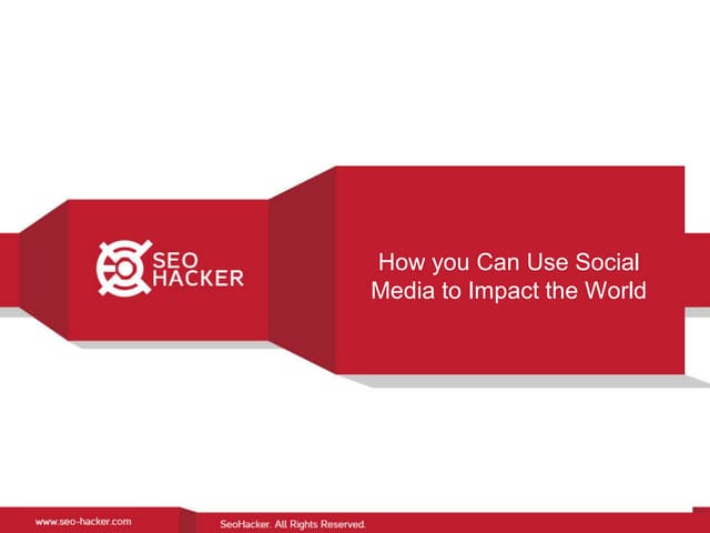 How you can use social media to imp...