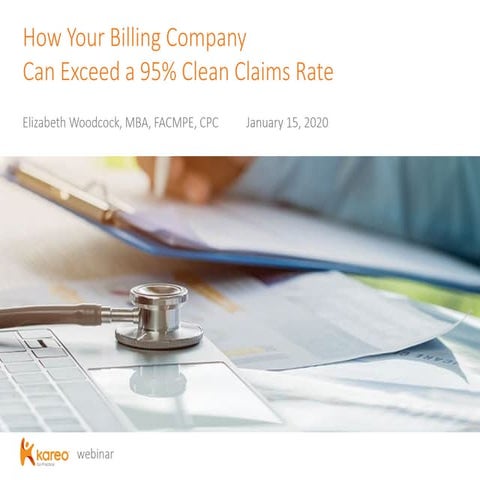 How Your Billing Company Can Exceed a 95% Clean Claims Rate