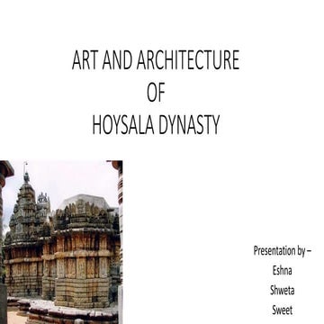 Hoysala-architecture