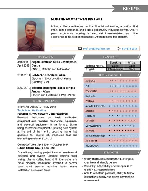 contoh resume menarik dan simple | PPTX